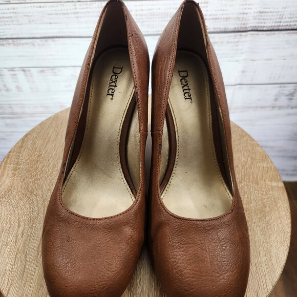 Dexter Comfort Women's Wedge Heels Brown Size 8 1/2 Shoes - Picture 1 of 8